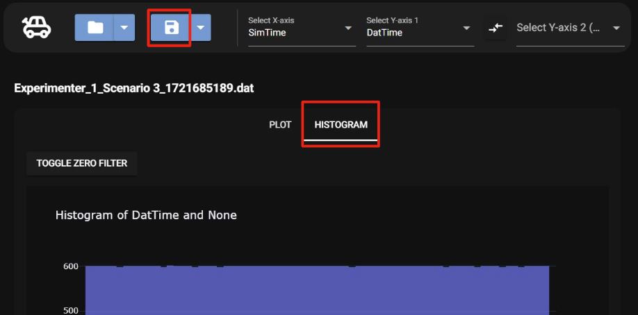 Save histogram